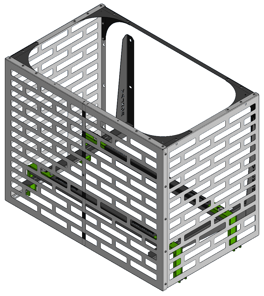 Корзина VALKOR 700х900х550 и кронштейны VALKOR VK KR 500x600